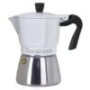 Moka Hybrid Coffee Maker 3 Tz-Suitable For Induction Plates, Steel, 3 Cups