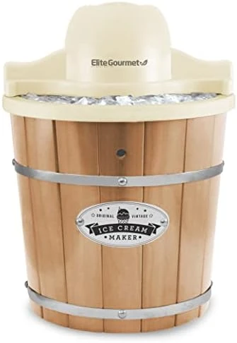 IM-308L, 4 Qt. Electric Motorized Ice Cream Maker Ice & Rock Salt, 4Qt. Freezing Canister, Creamy Ice Cream, Gelato, Frozen Yogurt, Or Sorbet, Recipe Booklet 8 IM-308L, 4 Qt. Electric Motorized Ice Cream Maker Ice & Rock Salt, 4Qt. Freezing Canister, Creamy Ice Cream, Gelato, Frozen Yogurt, Or Sorbet, Recipe Booklet - Image 6
