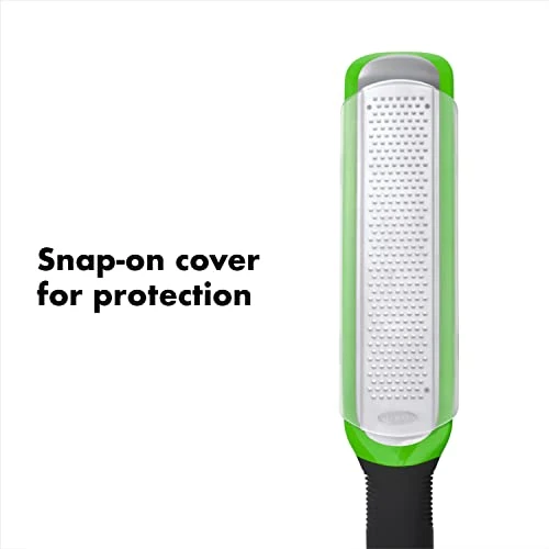 OXO Good Grips Etched Zester And Grater Green 4 OXO Good Grips Etched Zester And Grater Green - Image 2