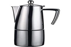 SLANCIO Espresso Coffee Maker 6 Cups (glazed Steel)