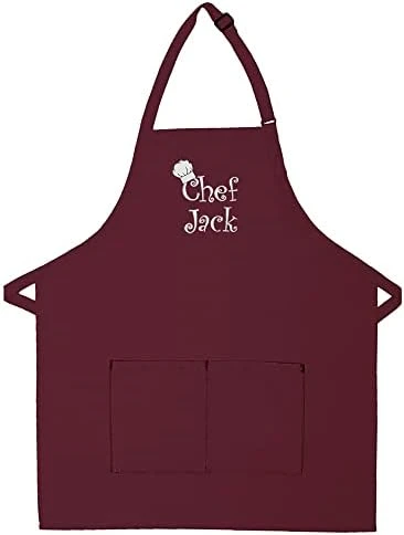THE APRONPLACE Personalized Embroidered Chef Any Name Adult Apron 10 THE APRONPLACE Personalized Embroidered Chef Any Name Adult Apron - Image 8