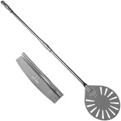 Perforated Pizza Peel, Professional 12 X 14 Inch Paddle Anodized Aluminum Turning Peel With Detachable Wood Handle For Home Made Pizza -KitchenAid Shop 31bQDuJ7WL. AC