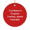 GENERIC Tool Maker Gifts For Coworkers, Tool Maker In...., Inspirational Tool Maker Circle Ornament, Christmas Ornament From Team Leader, , Funny Tool Maker Gifts, Tool Maker Gift Ideas, Unique Tool Maker