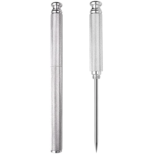 Ice Picks Aluminium Alloy Handle Stainless Steel Knife With Safety Cover Ice Tool Kitchen Tool For Restaurant Bar Home (Silver) 6 Ice Picks Aluminium Alloy Handle Stainless Steel Knife With Safety Cover Ice Tool Kitchen Tool For Restaurant Bar Home (Silver) - Image 4