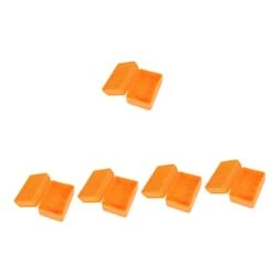 5pcs Box Silicone Soap Dish Silicone Holder Travel Valet Tray Shampoo Travel Container Travel Soap Holder Travel Soap Container Soap Dish Box Shower Soap Box Shower Soap Dish Bar