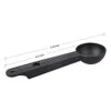 2 In 1 Coffee Scoop With Cleaning Brush,Durable And Lightweight Black