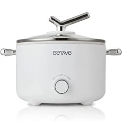 Electric Hot Pot 2L With 1000W Adjustable Power Control, Nonstick Electric Frying Pan, Multifunction Electric Skillet With Tempered Glass Lid For Shabu, Stir-fry