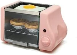 MBJ Bread Maker Multifunction Mini Electric Baking Bakery Roast Oven Grill Fried Eggs Omelette Frying Pan Breakfast Machine Bread Maker Toaster (Color : Yellow) -KitchenAid Shop 31c8exec7L. AC