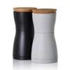AdHoc MP125 Twin Salt & Pepper Mill Set | Sand-Blasted Plastic/Wood | CeraCut Ceramic Grinder, Aroma Cap | (H) 133 Mm X (D) 62 Mm | Black/White | Includes 2 X Mills -KitchenAid Shop 31cJCPLmRqL