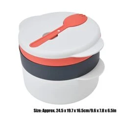 Steaming Container, Microwave Rice Cooker Multi Layer Stackable Double Ear Handle 2L For Home -KitchenAid Shop 31cN042nTDL
