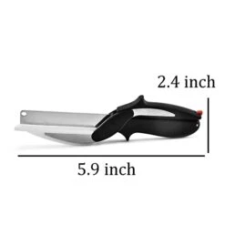 Kitchen Vegetable Scissors, Food Scissors With Built-in Cutting Board, Multifunctional Intelligent Quick Vegetable Slicer, Stainless Steel Kitchen Food Cutting Choppers,kitchen Shears -KitchenAid Shop 31cwBf6gE1L