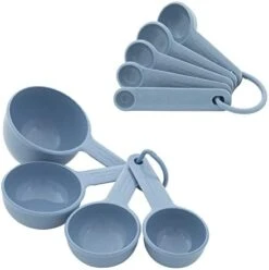 KitchenAid Classic Measuring Cups And Spoons Set, Set Of 9, Pistachio/Black -KitchenAid Shop 31d1QV6IIwL. AC