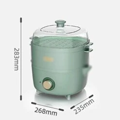 MJWDP Electric Steamer Household Small Breakfast Machine Double-layer Large Capacity Multi-function Steamer Automatic Power-off Steamer 8 MJWDP Electric Steamer Household Small Breakfast Machine Double-layer Large Capacity Multi-function Steamer Automatic Power-off Steamer -KitchenAid Shop 31d77hfsg2L