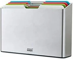 Joseph Joseph Folio Plastic Cutting Board Set With Storage Case Color-Coded Easy-Access Design Dishwasher Safe Non-Slip, Small, Graphite 22 Joseph Joseph Folio Plastic Cutting Board Set With Storage Case Color-Coded Easy-Access Design Dishwasher Safe Non-Slip, Small, Graphite -KitchenAid Shop 31dA4 JanNL. AC