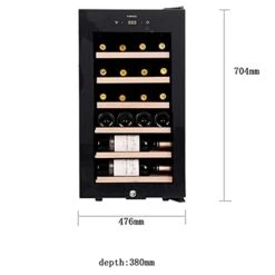 ATAAY Built-in 24 Bottle Wine Cabinet, Temperature-Controlled Independent Wine Cellar, Household Mini Electronic Wine Cabinet, Small Desktop Ice Bar -KitchenAid Shop 31dGVo3PeES
