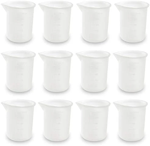 12 Pieces 100 Ml Silicone Measuring Cup DIY Resin Glue Tools Cup For Making Handmade Craft Nonstick Silicone Mixing Cups 7 12 Pieces 100 Ml Silicone Measuring Cup DIY Resin Glue Tools Cup For Making Handmade Craft Nonstick Silicone Mixing Cups - Image 5