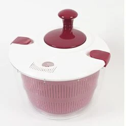 HEIMP Dryer Large Manual Salad Spinner Salad Spinner Dryer Drainer Lettuce Veg Herbs Vegetable Food Drying Household Fruit Dehydrator Drainer Kitchen Slicer