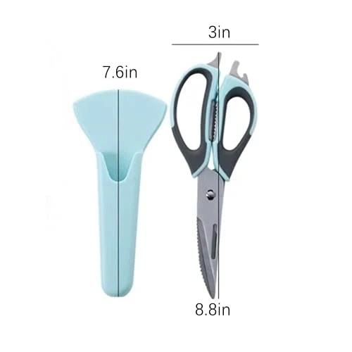 Kitchen Shears Ultra Sharp Stainless Steel Multi-functional Stainless Steel Kitchen Detachable Scissors ,Heavy Duty Meat Scissors, Food Scissors For Chicken, Poultry, Fish, Herbs (Pink) 6 Kitchen Shears Ultra Sharp Stainless Steel Multi-functional Stainless Steel Kitchen Detachable Scissors ,Heavy Duty Meat Scissors, Food Scissors For Chicken, Poultry, Fish, Herbs (Pink) - Image 4