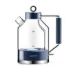 Electric Kettle, ASCOT Glass Electric Tea Kettle 1.7L 1500W Retro Tea Heater & Hot Water Boiler, No Plastic, BPA-Free, Cordless, With Auto Shut-Off And Boil-Dry Protection (Classic Blue)