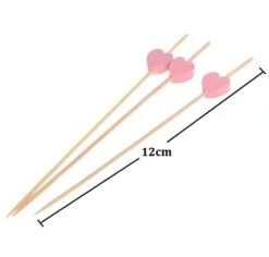 100 Counts Handmade 4.7" Pink Heart Cocktail Sticks Sandwich Fruit Toothpicks Cocktail Picks Party Supplies -KitchenAid Shop 31do5WgrroL