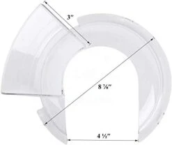 XVEFAT Pouring Shield W10616906 9709923 Compatible With Kitchenaid KN1PS Stand Mixer Pour Shield -KitchenAid Shop 31dySp7zAqL
