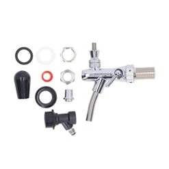 Beer Faucet, G5/8 304 Stainless Steel Draft Beer Keg Tap Standard Faucet Tap No Leaks Draft Beer Adjustable Faucet Kit Classic Beer Dispensing Tap For Beer Kegs And Cola Kegs -KitchenAid Shop 31eHGlr6M8L 1