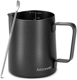 Milk Frothing Pitcher, 12oz 20oz 32oz 50oz 66oz Steaming Pitcher Stainless Steel Coffee Bar Espresso Machine Accessories, Cappuccino Barista Tools Milk Jug Steamer Frother Cup With Latte Art Pen -KitchenAid Shop 31eQZsJQZML. AC