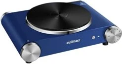 Electric Hot Plate For Cooking Portable Single Burner 1500W Cast Iron Hot Plates Heat-up In Seconds Adjustable Temperature Control Stainless Steel Non-Slip Rubber Feet Upgraded Version B101 -KitchenAid Shop 31eaP1mqQL. AC