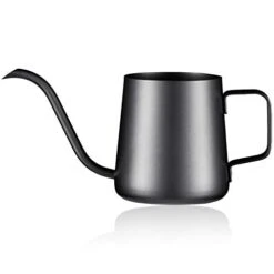 Pour Over Kettle Gooseneck Spout Coffee Tea Pot 12OZ Hanging Ear Hand Blunt Long Narrow Drip Cup For Coffee Maker Carafe, Camping Coffee Pot For Travel Coffee Maker Outdoor
