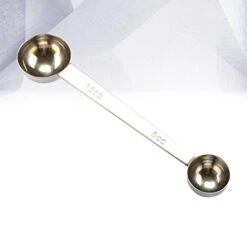 BESTONZON 1pc Stainless Steel Double Head Measuring Spoon/Teaspoon,Suitable For Coffee/Tea(15CC/5CC) -KitchenAid Shop 31f9biVg50L