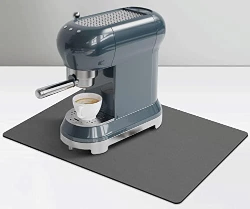 Coffee Mat For Pot Espresso Machine, Large Coffee Maker Mat For Countertops, Coffee Bar Accessories Under Appliance Mats, Golener Coffee Bar Mat, Thick Countertop Protector 25"x17"(Grey) 12 Coffee Mat For Pot Espresso Machine, Large Coffee Maker Mat For Countertops, Coffee Bar Accessories Under Appliance Mats, Golener Coffee Bar Mat, Thick Countertop Protector 25"x17"(Grey) - Image 10