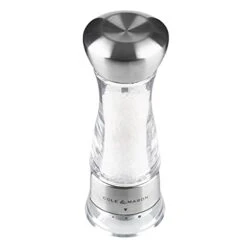 Cole & Mason Gourmet Precision Windermere Salt Mill, Stainless Steel And Acrylic 16.5 Cm -KitchenAid Shop 31g1FZf0kOL
