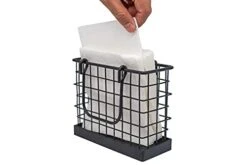 Napkin Holder For Kitchen Table, Upright Napkins Holders For Tables, Rustic Farmhouse Decor, Modern Square Basket Paper Dispenser -KitchenAid Shop 31g6l6gAGKS