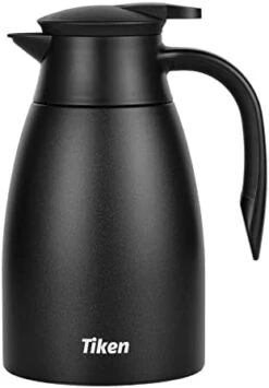 34 Oz Thermal Coffee Carafe, Stainless Steel Insulated Vacuum Coffee Carafes For Keeping Hot, 1 Liter Beverage Dispenser (Silver) -KitchenAid Shop 31gOfykJAtL. AC