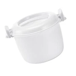 Microwave Rice Cooker - Mini Rice Cooker For Microwave Oven - Microwave Steamer Rice Cooker Small Rice Maker For Pasta, Chicken, Bacon, Vegetables