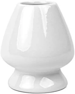 ATCHA Traditional Tea Set |Ceramic Holder For Bamboo Matcha Chasen - Gift Box | Best Japanese Authentic Accessories For Matcha Green Tea Ceremony (Apple Green) -KitchenAid Shop 31gZNKVcO L. AC