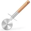 Pizza Cutter, LX LERMX Super Sharp Pizza Slicer With Non Slip Wooden Handle, Stainless Steel Pizza Cutter For Pizza, Pies, Dough Cookies And Waffles -KitchenAid Shop 31gmp3yziiL