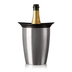 FBA_3647360 Ice Champagne Cooler, Stainless Steel