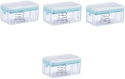 3pcs Soap Box Dispenser Container Lip Gloss Containers Travel Container Portable Soap Laundry Soap Bar Soap Dish Travel Soap Container Foaming Soap Dispenser Bar Soap Container Set -KitchenAid Shop 31hDOHby02L. AC