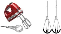 KitchenAid KHM7210CU 7-Speed Digital Hand Mixer With Turbo Beater II Accessories And Pro Whisk - Contour Silver -KitchenAid Shop 31hLW5JzUeL. AC