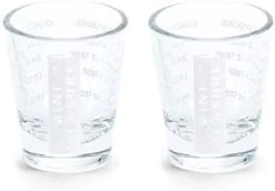Mini Measure Heavy Glass, 20-Incremental Measurements Multi-Purpose Liquid And Dry Measuring Shot Glass, Black 29 Mini Measure Heavy Glass, 20-Incremental Measurements Multi-Purpose Liquid And Dry Measuring Shot Glass, Black -KitchenAid Shop 31haqnBGvNL. AC