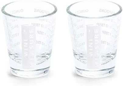 Mini Measure Heavy Glass, 20-Incremental Measurements Multi-Purpose Liquid And Dry Measuring Shot Glass, Black 15 Mini Measure Heavy Glass, 20-Incremental Measurements Multi-Purpose Liquid And Dry Measuring Shot Glass, Black - Image 13