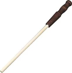 C46 Ceramic 11.5" Sharpening Stick W/ 7" Rod & Wood Handle