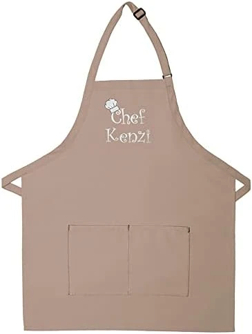 THE APRONPLACE Personalized Embroidered Chef Any Name Adult Apron 9 THE APRONPLACE Personalized Embroidered Chef Any Name Adult Apron - Image 7
