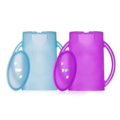 Deluxe Squeeze Proof Flipping Holder (2-Pack With Lids) For Food Pouches & Juice Boxes - Multipurpose - Prevent Messes & Support Self-Feeding - Easy Grasping Handles - Made In USA 24 Deluxe Squeeze Proof Flipping Holder (2-Pack With Lids) For Food Pouches & Juice Boxes - Multipurpose - Prevent Messes & Support Self-Feeding - Easy Grasping Handles - Made In USA -KitchenAid Shop 31iCRsQeMbL