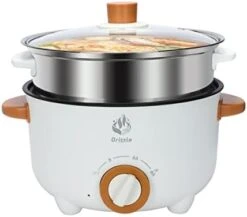 Electric Skillet Hot Pot Cooker - Multifunction Frying Pan 110V Non-Stick Grill 3L Stir-fried Stewed Cookware Steak Noodle Ramen Shabu Shabu Pot - Home Office Party Kitchen Dorm Cooking 21 Electric Skillet Hot Pot Cooker - Multifunction Frying Pan 110V Non-Stick Grill 3L Stir-fried Stewed Cookware Steak Noodle Ramen Shabu Shabu Pot - Home Office Party Kitchen Dorm Cooking -KitchenAid Shop 31iDiR3Dd4L. AC