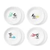 Vitrelle 8-Piece Salad Plate Set, Triple Layer Glass And Chip Resistant, Lightweight Round Plates And Bowls Set, Disney's Mickey Mouse - The True Original -KitchenAid Shop 31iGoDao3HL