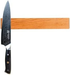 Maple Magnetic Knife Holder With Multi Purpose Functionality As Knife Magnet, Knife Strip, Magnetic Organizer- Securely Holds Your Knives & Keeps Your Kitchen Organized- Made In USA- 12 Inch -KitchenAid Shop 31iWPB9kEOL. AC