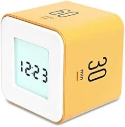 Mooas Multi Cube Timer/Rotating Timer, Simple Operation, Clock & Timer (Yellow) -KitchenAid Shop 31iy2XcRFJL. AC 1