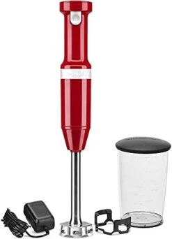 KitchenAid Cordless Variable Speed Hand Blender With Chopper And Whisk Attachment - KHBBV83 -KitchenAid Shop 31iykfWUgkL. AC